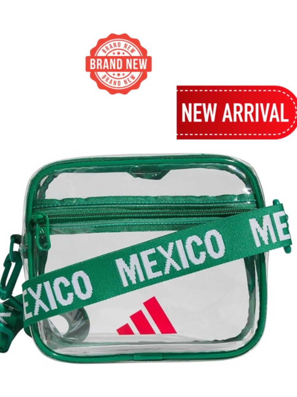 adidas Clear Stadium Bag - Small Transparent Crossbody 4L
